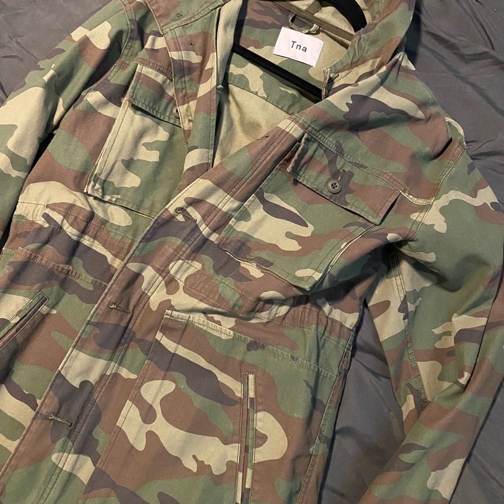 Tna long camo jacket
